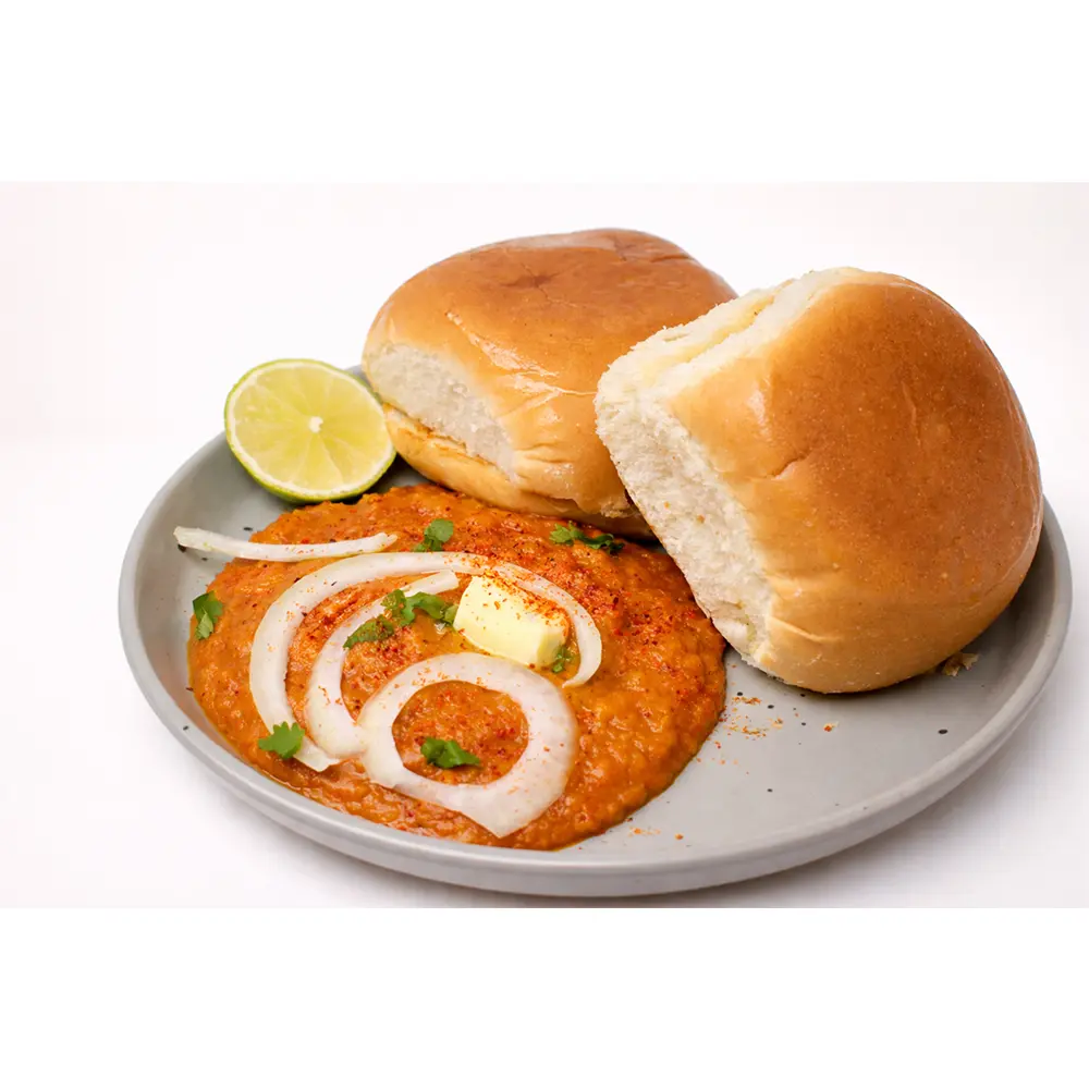 Thick mashed vegetable curry cooked with butter and spices